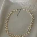 Колье чокер с жемчугом косичка