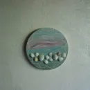 Картина интерьерная, круглая Дыхание моря