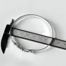 Браслет жесткий из серебра "Ремешок"