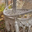 Подвесное кресло в технике макраме