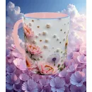 КРУЖКА КУПОЛА, ЦВЕТЫ, ЖЕМЧУГ Кружка купола, цветы, жемчуг