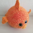 Игрушка шар золотая рыбка