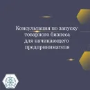 КОНСУЛЬТАЦИЯ ПО ЗАПУСКУ ТОВАРНОГО БИЗНЕСА ДЛЯ НАЧИНАЮЩЕГО ПРЕДПРИНИМАТЕЛЯ Консультация по запуску товарного бизнеса для начинающего предпринимателя