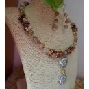 КОМПЛЕКТ ЖЕНСКОЙ БИЖУТЕРИИ ИЗ ЯШМЫ Комплект женской бижутерии из яшмы