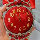 Новогоднее украшение "Часики"