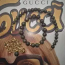 Комплект браслетов из натуральной яшмы "кровь дракона"