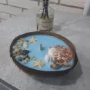 Свеча в кокосовой скорлупе