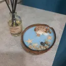 Свеча в кокосовой скорлупе