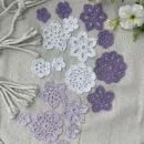 Набор вязаных элементов крючком