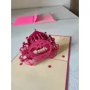 Поздравительная POP-UP открытка "Карета Золушки"