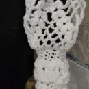 Болеро, шраг, накидка связанный крючком