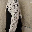 Болеро, шраг, накидка связанный крючком