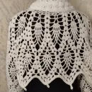 Болеро, шраг, накидка связанный крючком