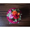 Шкатулка из бархата. Ручная работа Вышивка лентами.