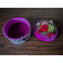 Шкатулка ручной работы. Вышивка лентами.