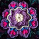 Подставки под горячее и\или прихватки вязаные, салфетки на кухню (бабушкин квадрат)