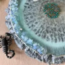 поднос декоративный ручной работы