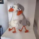 Интерьерная игрушка Два гуся