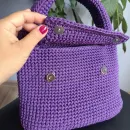 Женская вязаная сумка