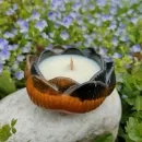 Соевые ароматические свечи в подсвечнике из эпоксидной смолы