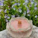 Соевые ароматические свечи в подсвечнике из эпоксидной смолы