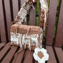 Сумочка из трикотажной пряжи крючком