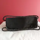 Сумка корзинка плетеная из бумажной лозы