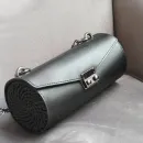 Сумка багет из натуральной кожи