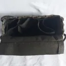 Сумка корзинка плетеная из бумажной лозы