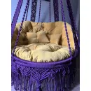 Подвесное кресло из полиэфирного шнура