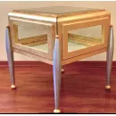 Стол витрина из массива дерева в стиле шинуазри