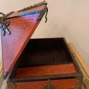 РАСПИСНАЯ СТАРИННАЯ ВОСТОЧНАЯ ШКАТУЛКА СУНДУК Расписная Старинная восточная шкатулка сундук