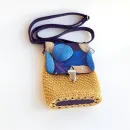 Сумка для телефона вязанная