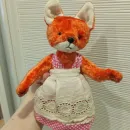 Советская лиса Тедди. Ручная работа
