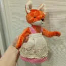 Советская лиса Тедди. Ручная работа