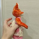 Советская лиса Тедди. Ручная работа