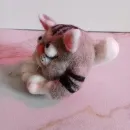 Игрушка ,,Толстый кот,, сухое валяние