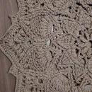 Вязаный ковер