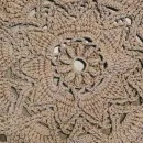 Вязаный ковер