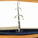 Блокнот из натуральной кожи А5 с креплением для ручки