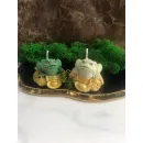 Денежная жаба — свеча