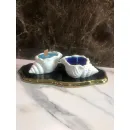 Арома свечи в ракушке из гипса "Морской бриз"