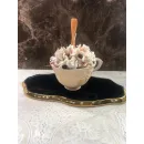 Свеча с кофейным ароматом в бокале