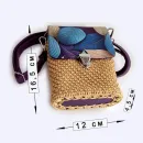 Сумка для телефона вязанная