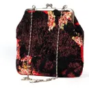 Сумка ридикюль в технике валяние из овечьей шерсти. Высота сумки 28 см, длина 24 см