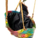 Сумка яркая в технике валяние из овечьей шерсти. Высота сумки 42 см, длина 30 см