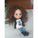 Кукла блайз брюнетка кастом