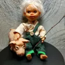 Кукла из полимерной глины "Нахалёнок"