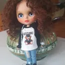 Кукла блайз брюнетка кастом