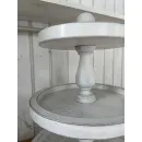 Круглая деревянная этажерка